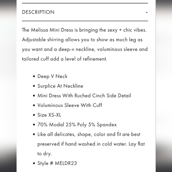 NWT L*SPACE MELISSA dress color light old pink size M - Picture 4 of 10